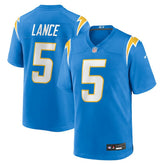 Los Angeles Chargers Nike Trey Lance Team Game Jersey
