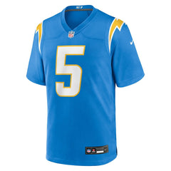 Los Angeles Chargers Nike Trey Lance Team Game Jersey
