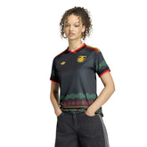 Jamaica National Team Women's 2026 Away Replica Jersey Black - Adidas