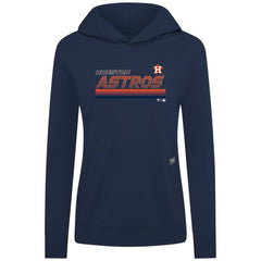 Houston Astros Levelwear Women's Relay Breaker Pullover Hoodie | MLB On Sale