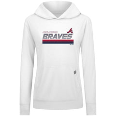 Atlanta Braves Levelwear Women's Relay Breaker Pullover Hoodie | MLB US