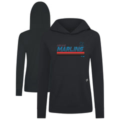 Miami Marlins Levelwear Women's Relay Breaker Pullover Hoodie | MLB Online