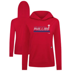 Philadelphia Phillies Levelwear Women's Relay Breaker Pullover Hoodie | MLB Sale