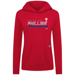 Philadelphia Phillies Levelwear Women's Relay Breaker Pullover Hoodie | MLB Sale