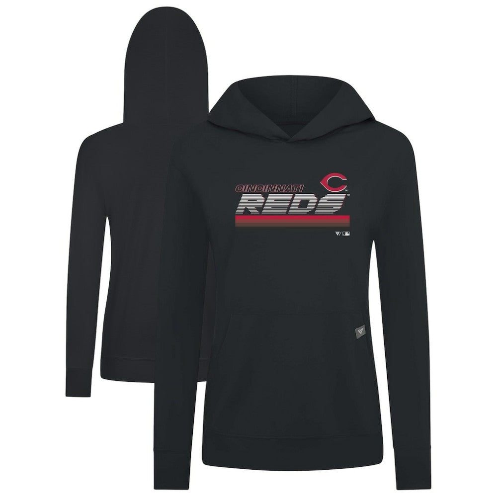 Cincinnati Reds Levelwear Women's Relay Breaker Pullover Hoodie | MLB Online