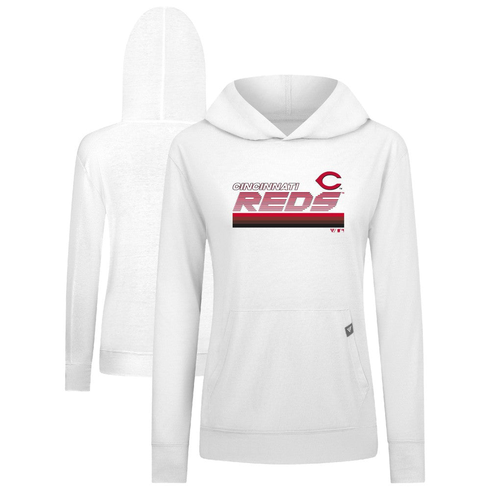 Cincinnati Reds Levelwear Women's Relay Breaker Pullover Hoodie | MLB Online