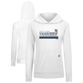 New York Yankees Levelwear Women's Relay Breaker Pullover Hoodie | MLB Outlet