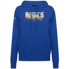 Kansas City Royals Levelwear Women's Adorn Retro 3D Pullover Hoodie | MLB Outlet