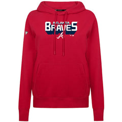 Atlanta Braves Levelwear Women's Adorn Retro 3D Pullover Hoodie | MLB For sale