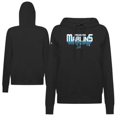 Miami Marlins Levelwear Women's Adorn Retro 3D Pullover Hoodie | MLB For sale