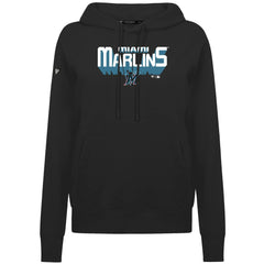 Miami Marlins Levelwear Women's Adorn Retro 3D Pullover Hoodie | MLB For sale