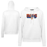 New York Mets Levelwear Women's Adorn Retro 3D Pullover Hoodie | MLB Near me