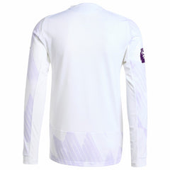 Manchester United 2025/26 Away Long Sleeve Jersey White - Adidas