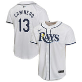 Junior Caminero Tampa Bay Rays Nike Youth Home Player Game Jersey | MLB Outlet