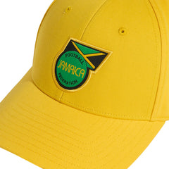 Jamaica National Team Unisex Team Baseball Adjustable Hat Yellow - Adidas