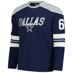 Dallas Cowboys G-III Sports by Carl Banks Adaptive Lord Stanley Crewneck Sweatshirt