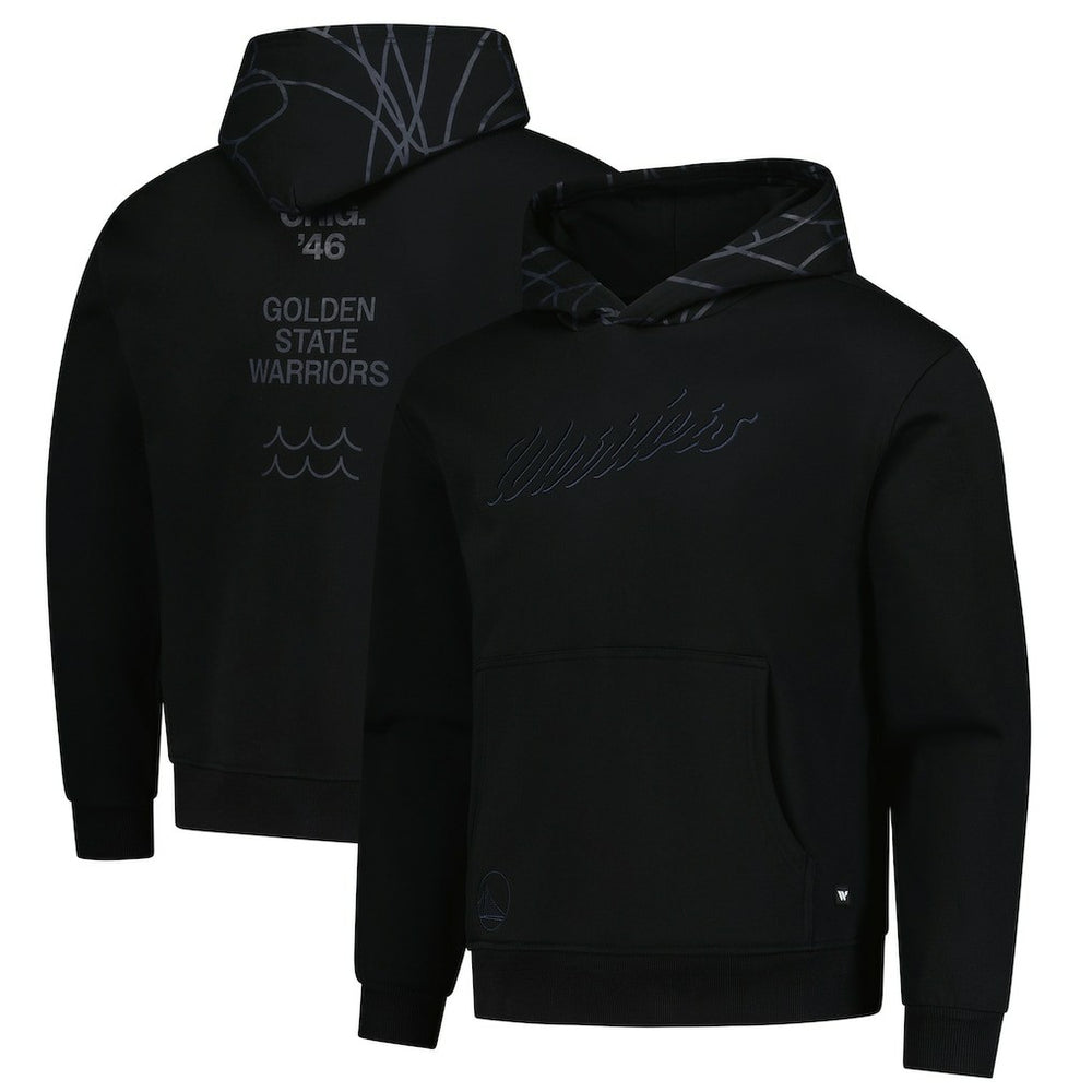 Golden State Warriors The Wild Collective Unisex Blackout Hoodie discount New