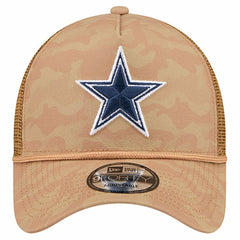 Dallas Cowboys New Era Wheat Camo 9FORTY Trucker Adjustable Hat