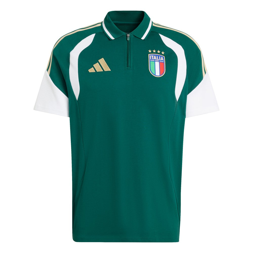 Italy National Team 2026 Tiro Training Polo Green - Adidas