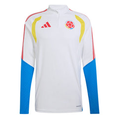 Colombia National Team FIFA x World Cup 2026 Tiro Quarter-Zip Training Top White - Adidas