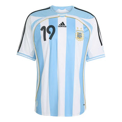 Lionel Messi Argentina National Team 2006 Bringback Home Jersey White - Adidas