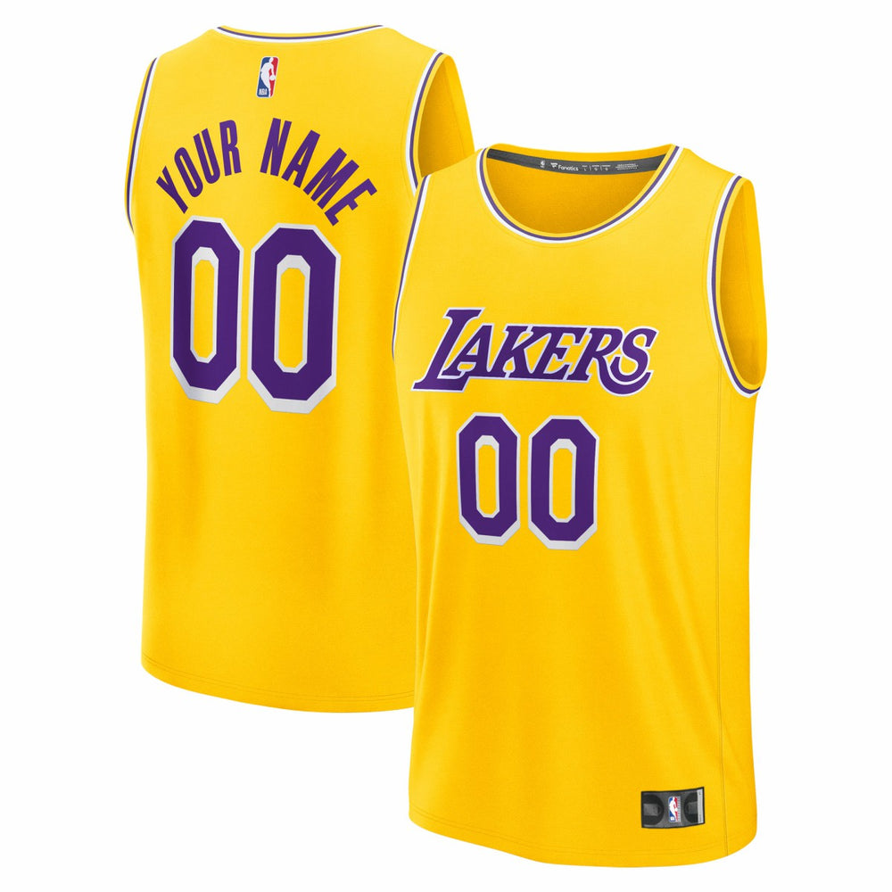 Los Angeles Lakers Fast Break Custom Jersey For Sale