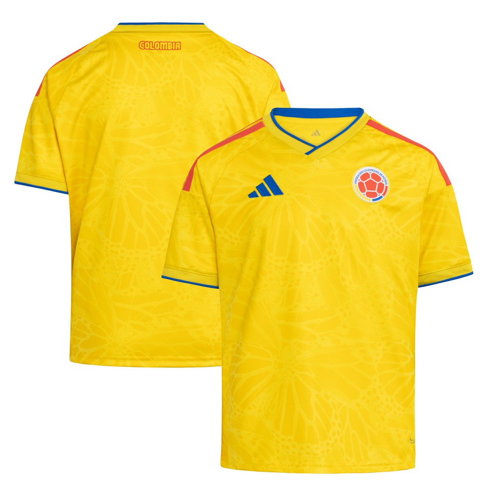 Colombia National Team Youth FIFA x World Cup 2026 Home Replica Jersey Yellow - Adidas