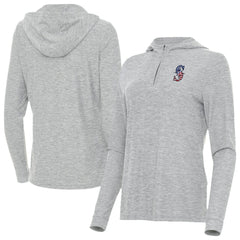 Seattle Mariners Antigua Women's Daybreak Quarter-Zip Hoodie | MLB Online