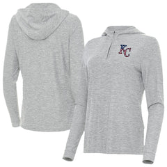 Kansas City Royals Antigua Women's Daybreak Quarter-Zip Hoodie | MLB New