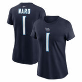 Tennessee Titans Nike Cameron Ward Women's Name & Number T-Shirt