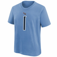 Tennessee Titans Nike Cam Ward Youth 2025 NFL Draft First Round Pick Name & Number T-Shirt