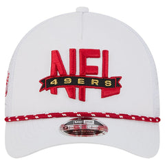 San Francisco 49ers New Era NFL 9FORTY A-Frame M-Crown Adjustable Trucker Hat