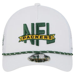 Green Bay Packers New Era NFL 9FORTY A-Frame M-Crown Adjustable Trucker Hat