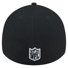 Las Vegas Raiders New Era Stripes 39THIRTY Flex Hat