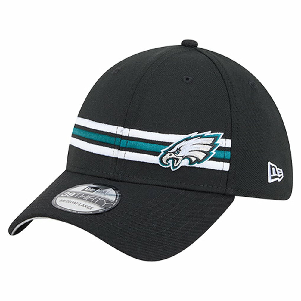 Philadelphia Eagles New Era Stripes 39THIRTY Flex Hat