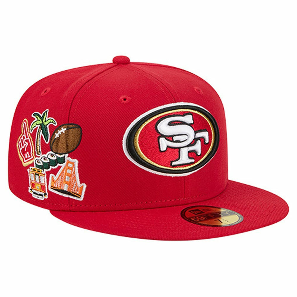 San Francisco 49ers New Era Group Chat 59FIFTY Fitted Hat