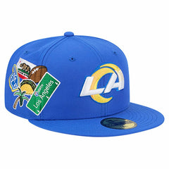 Los Angeles Rams New Era Group Chat 59FIFTY Fitted Hat