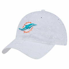 Miami Dolphins New Era Women's Floral 9TWENTY Adjustable Hat