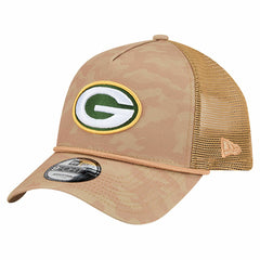 Green Bay Packers New Era Wheat Camo 9FORTY Adjustable Hat