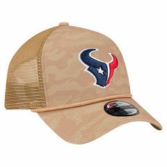 Houston Texans New Era Wheat Camo 9FORTY Adjustable Hat
