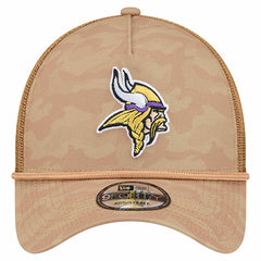 Minnesota Vikings New Era Wheat Camo 9FORTY Adjustable Hat