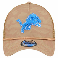 Detroit Lions New Era Wheat Camo 9FORTY Adjustable Hat