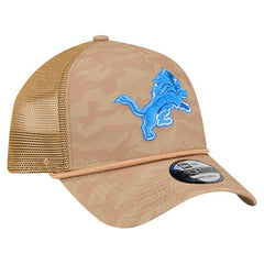 Detroit Lions New Era Wheat Camo 9FORTY Adjustable Hat