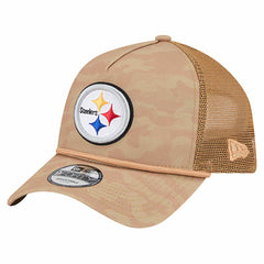 Pittsburgh Steelers New Era Wheat Camo 9FORTY Adjustable Hat