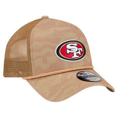 San Francisco 49ers New Era Wheat Camo 9FORTY Adjustable Hat