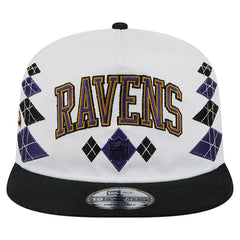 Baltimore Ravens New Era Argyle 19TWENTY Adjustable Hat