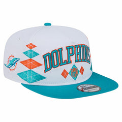 Miami Dolphins New Era Argyle 19TWENTY Adjustable Hat
