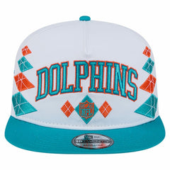 Miami Dolphins New Era Argyle 19TWENTY Adjustable Hat