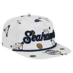 Seattle Seahawks New Era Team Cheer 19TWENTY Snapback Hat