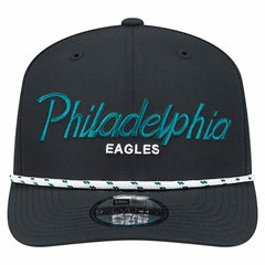Philadelphia Eagles New Era Script 9SEVENTY Adjustable Hat